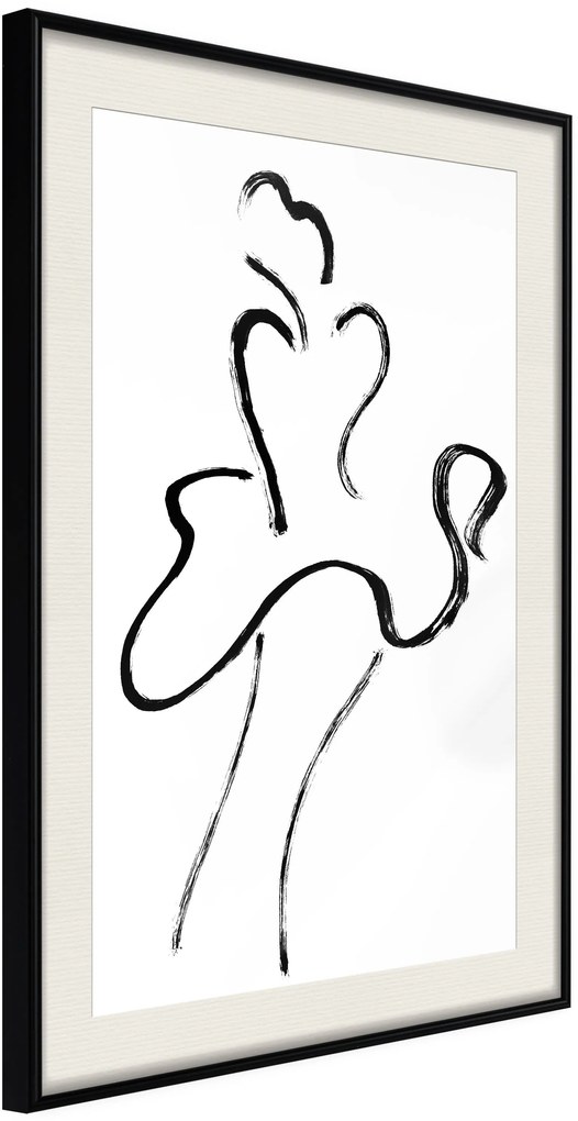 Αφίσα - Marilyn Outline - 30x45 - Μαύρο - Με πασπαρτού