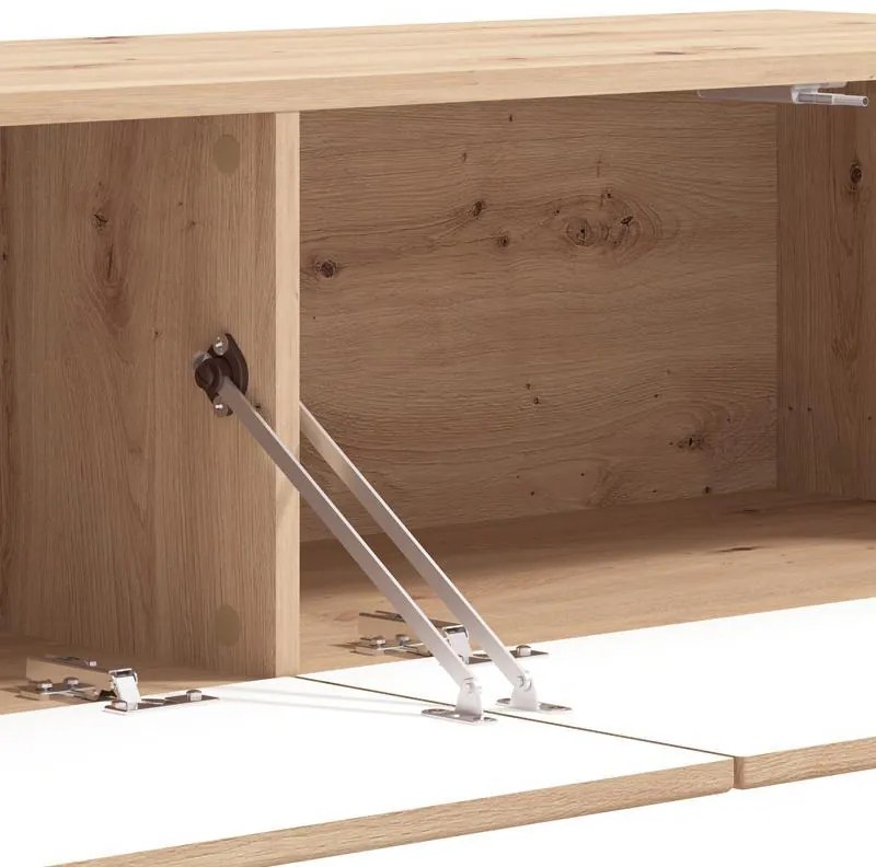 Έπιπλο τηλεόρασης ROYAN 154 2K2V Artisan Oak 154x42x32εκ 154x42x32 εκ.