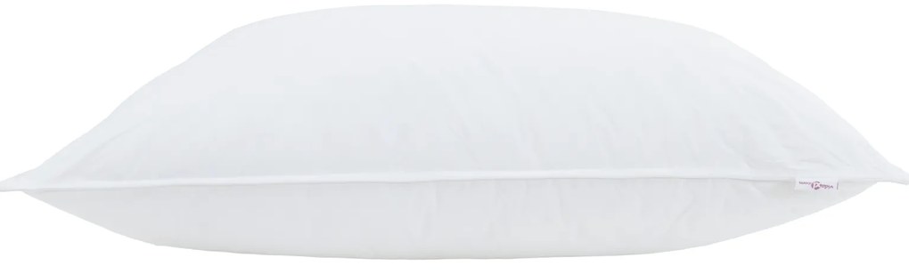 vidaXL Μαξιλάρι με μαξιλάρι Λευκό 50 x 70 εκ 130gsm 100% βαμβάκι