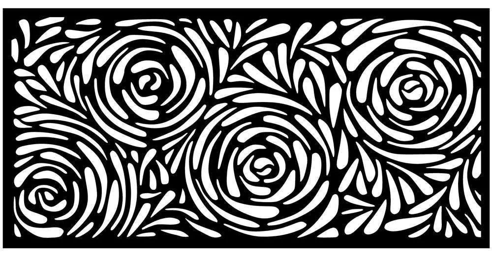 Διακοσμητικό Τοίχου 891TNL1960 100x48cm Black Wallity Μέταλλο
