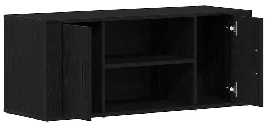vidaXL Τηλεοπτική Βάση Μαύρη δρυς 100 x 35 x 40 εκ Επεξεργασμένο ξύλο