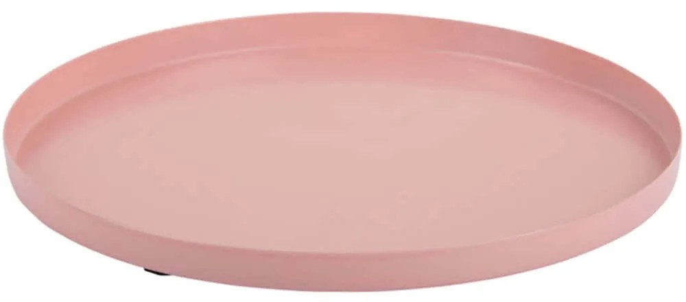 Δίσκος Στρογγυλός PT4239LP Φ25x1,5cm Soft Pink Present Time Μέταλλο