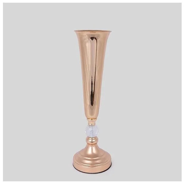 Βάζο Μεταλλικό Χρυσό 14x47cm 752-22062 Estheti-752-22062-Χρυσό 752-22062