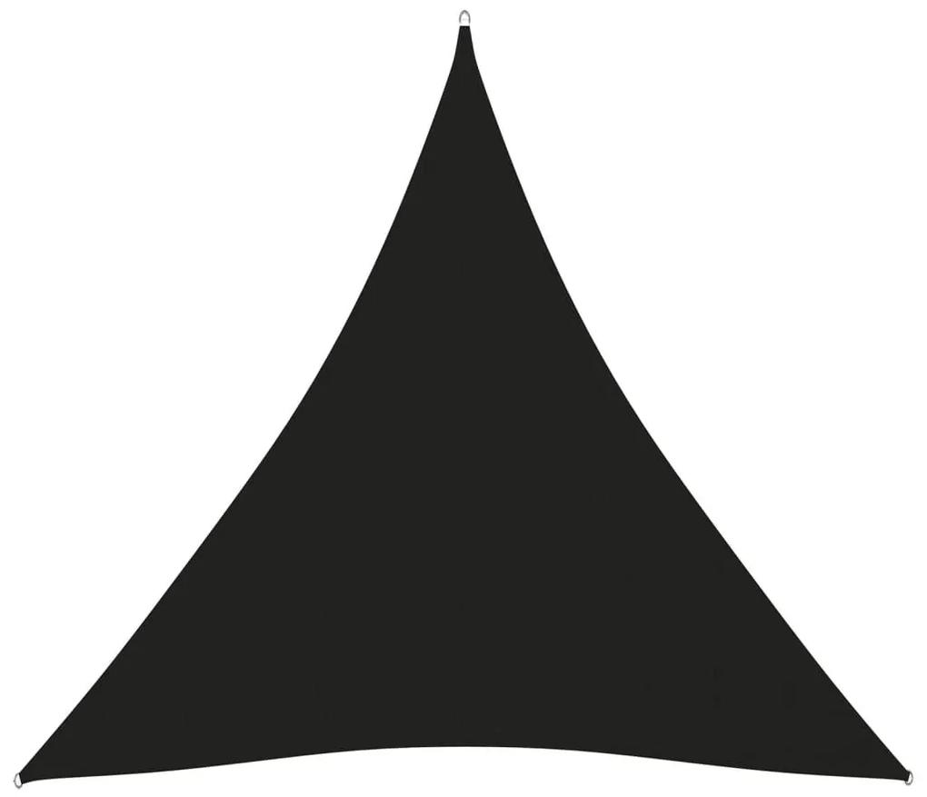 Πανί Σκίασης Τρίγωνο Μαύρο 4 x 4 x 4 μ. από Ύφασμα Oxford - Μαύρο