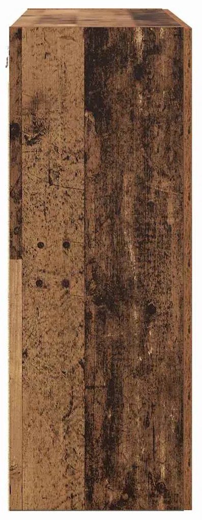 vidaXL Επιτοίχιο ντουλάπι Παλαιό ξύλο 69.5 x 34 x 90 εκ.