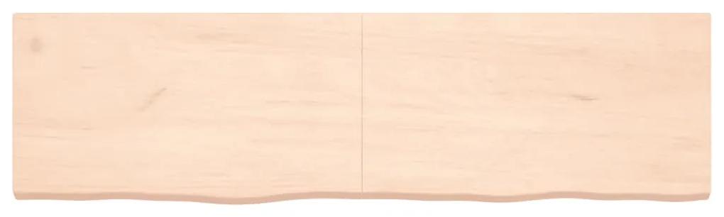 vidaXL Ράφι Τοίχου 180x50x(2-6) εκ. από Ακατέργαστο Μασίφ Ξύλο Δρυός