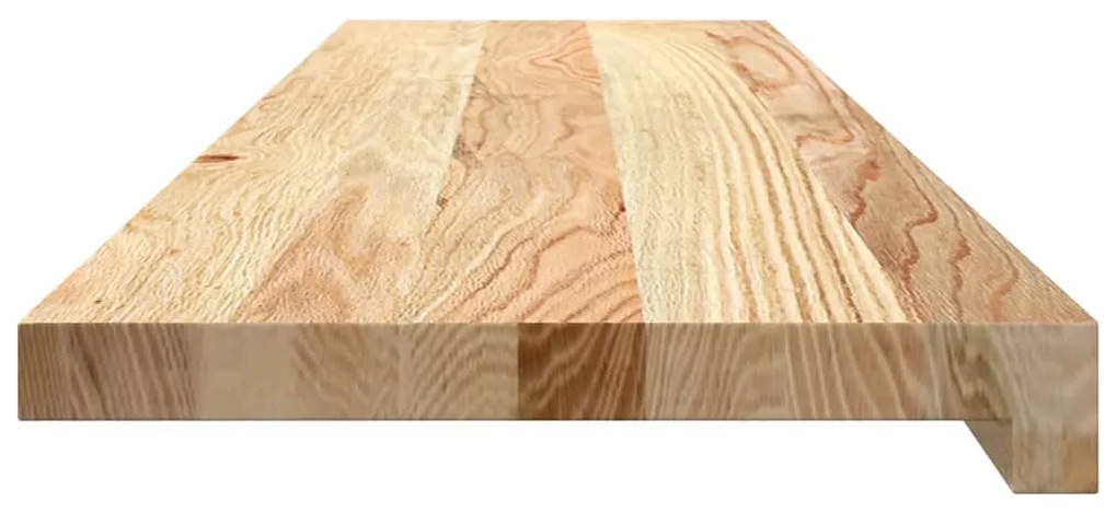 vidaXL Πατάκια Σκάλας 2 τεμ. 100x30x2 εκ. Ακατέργαστο Μασίφ Ξύλο Δρυός