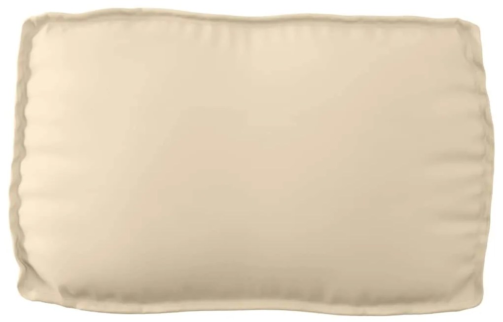 vidaXL Μαξιλάρι παλέτας για πλάτη Μπεζ 70 x 40 x 12 cm Ύφασμα Oxford