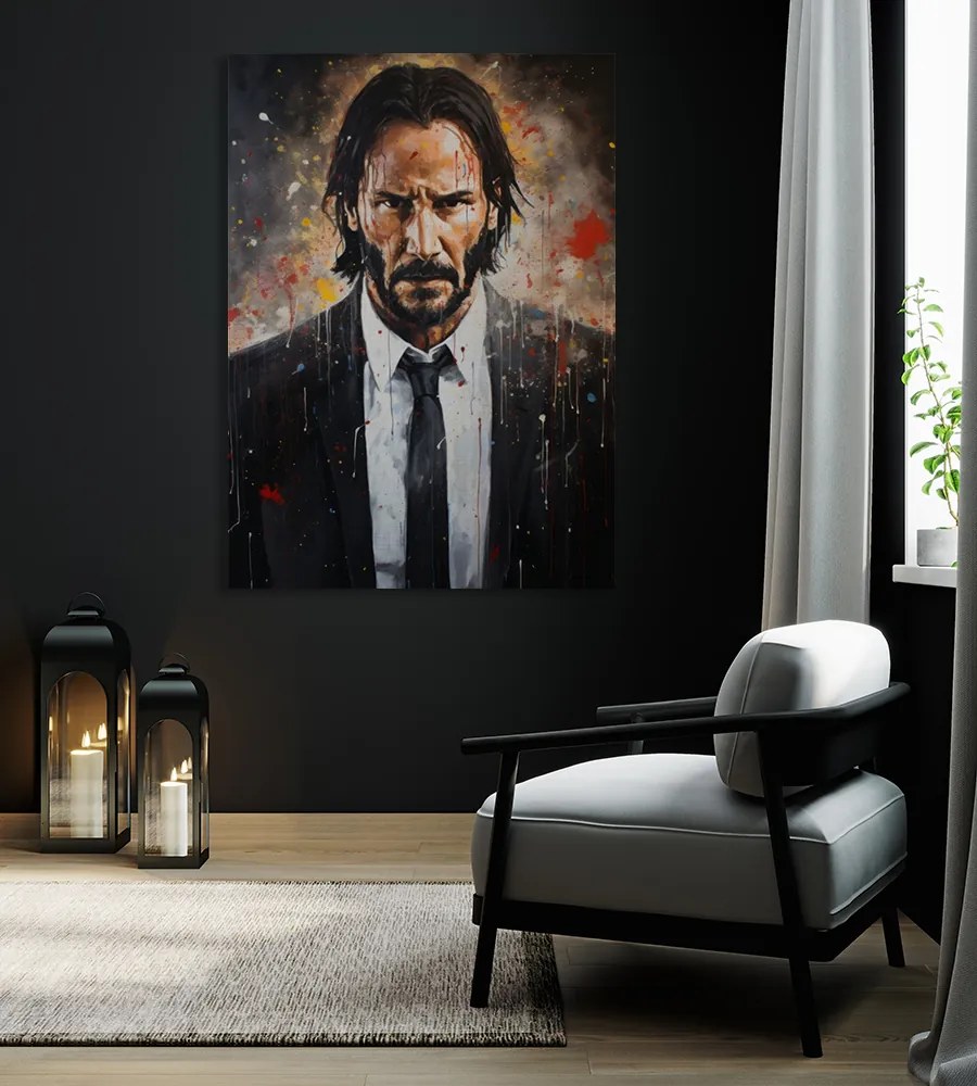 Πίνακας σε καμβά John Wick KNV2428 65cm x 95cm