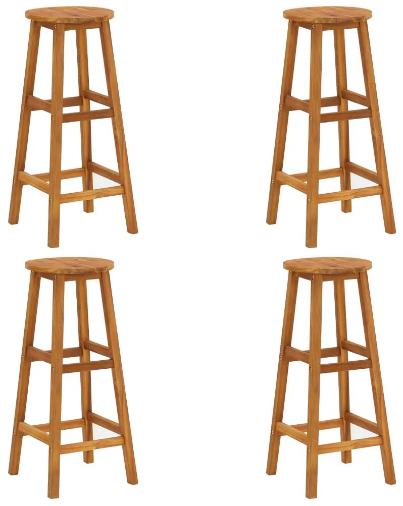 vidaXL Σετ Επίπλων Μπαρ Κήπου 5 Τεμαχίων από Μασίφ Ξύλο Ακακίας