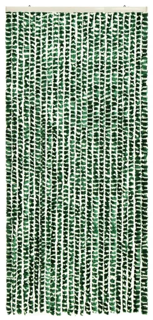 Σήτα - Κουρτίνα Πόρτας Πράσινο / Λευκό 100 x 220 εκ. από Σενίλ - Πράσινο