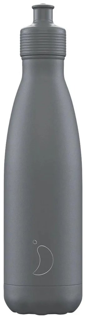 Μπουκάλι Θερμός 500ml Chilly's Με Sport Πώμα Grey