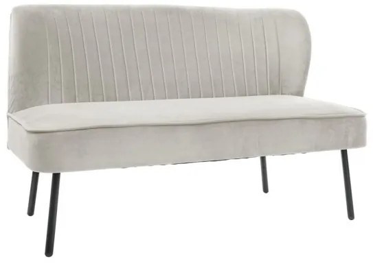 Καναπές 124cm Λευκό Χωρίς Μπράτσα Jerteh 424687 Eglo 424687