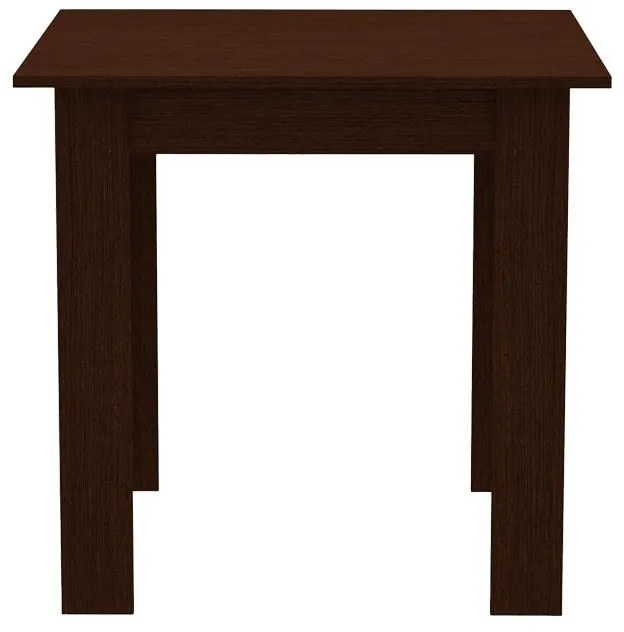 Τραπέζι Manka I μελαμίνη σε wenge απόχρωση 80x80x77εκ 80x80x77 εκ.