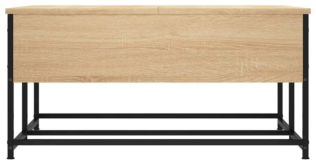 vidaXL Τραπεζάκι Σαλονιού Sonoma Δρυς 80x80x40 εκ. Επεξεργασμένο Ξύλο