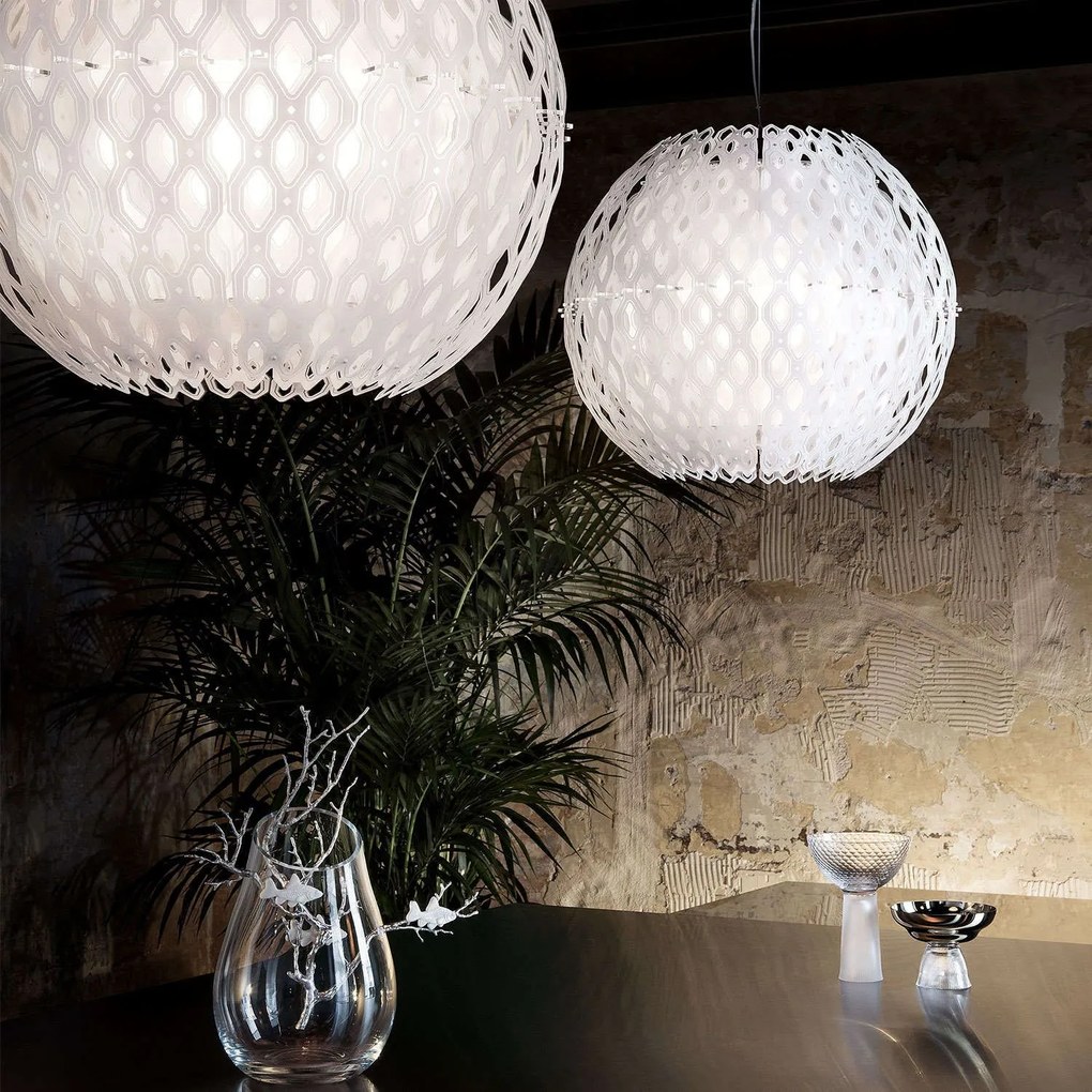 Φωτιστικό Οροφής Charlotte White Slamp Aluminium, Polypropylene