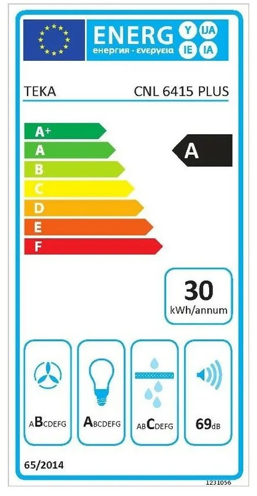 Συμβατικός Απορροφητήρας Teka 40436821 60 cm 385 m3/h 64 dB 119W Λευκό