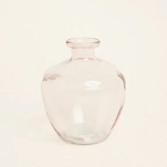 Beauty Home Γυάλινο Βάζο 14 x 16 cm  Σάπιο Μήλο