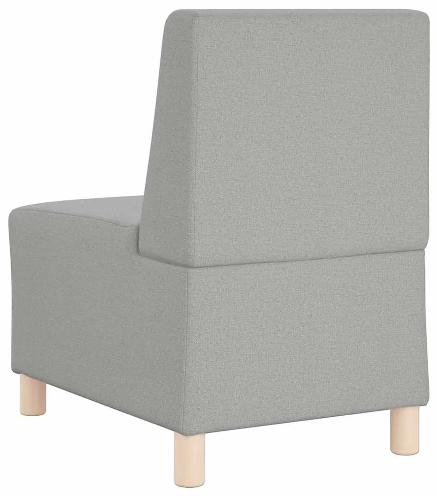 vidaXL Μοναδικός Καναπές χωρίς Χερούλια 3 pcs Σκίουρος Γκρί