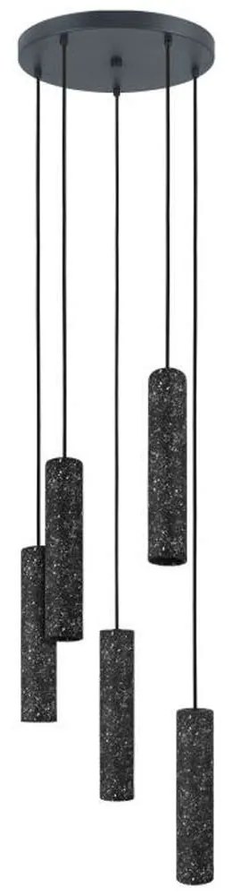 Φωτιστικό Οροφής 39823 Mentalona GU10/5 Anthracite Eglo Metal, Glass
