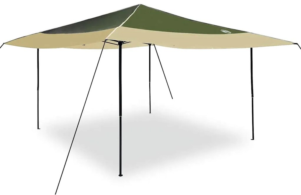 vidaXL Σκηνή Canopy Pop-up Πράσινο 400 x 400 cm ύφασμα