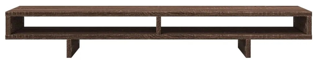 vidaXL Βάση Οθόνης Καφέ Δρυς 100x27x15 εκ. από Επεξ. Ξύλο