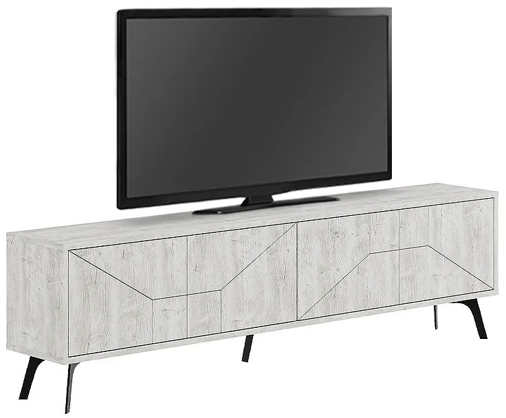 ΕΠΙΠΛΟ ΤΗΛΕΟΡΑΣΗΣ DUNE MEGAPAP ΧΡΩΜΑ ΛΕΥΚΟ ΑΝΤΙΚΕ 180X29,6X50ΕΚ.