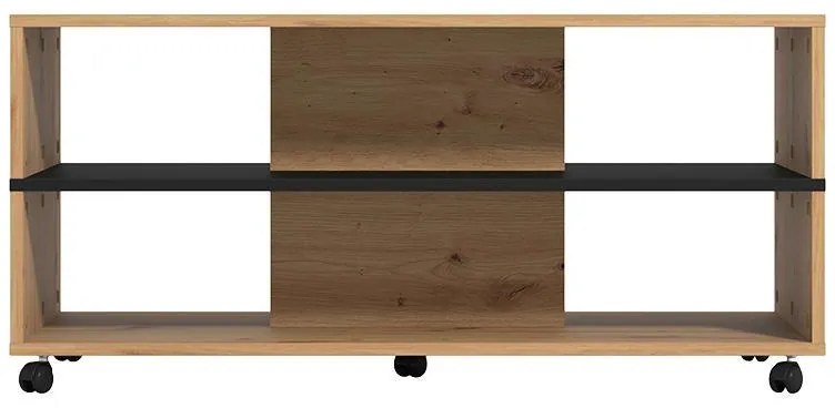Τραπεζάκι Σαλονιού Savio Artisan - Μαύρο 101x55x48 εκ. 101x55x48 εκ.