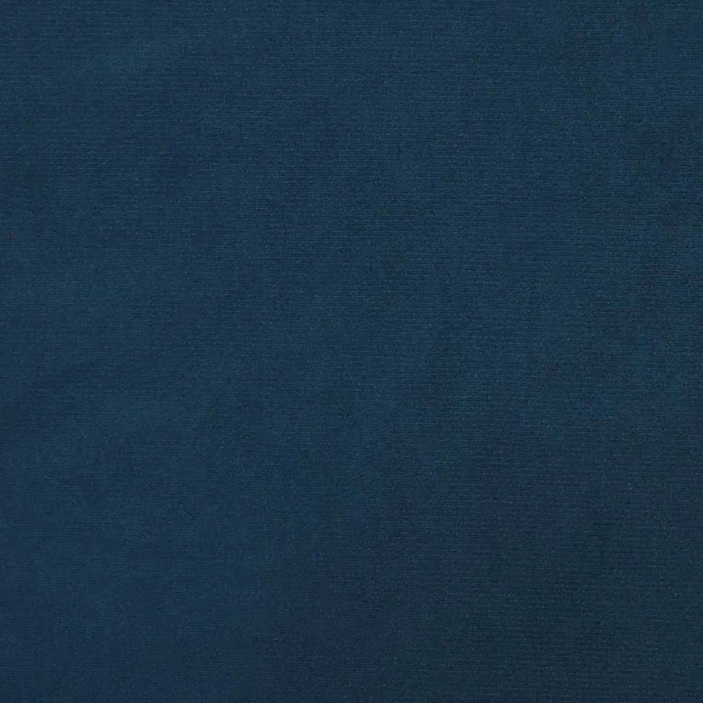 Μαξιλάρια Διακοσμητικά 2 τεμ. Μπλε Ø15x50 εκ. Βελούδινα - Μπλε