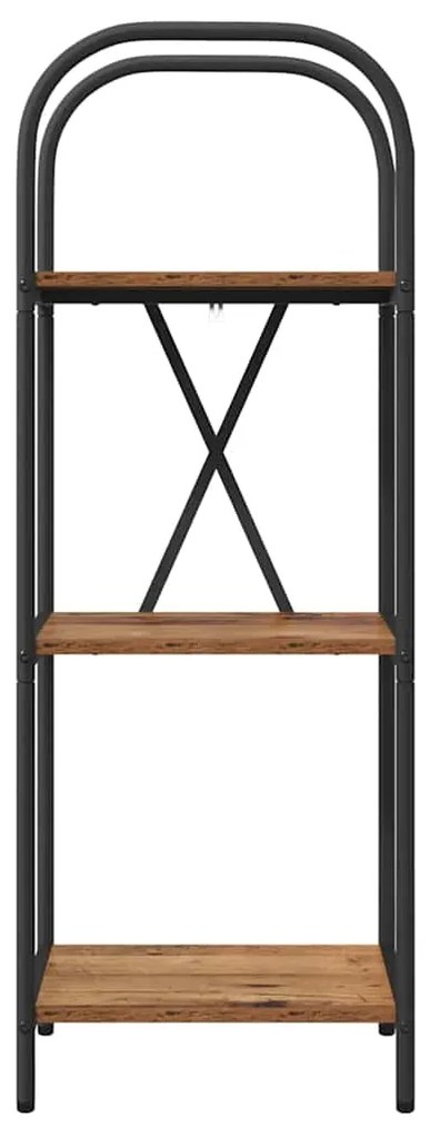 vidaXL Ράφι Βιβλίων Παλαιό ξύλο 40 x 30 x 109 εκ Επεξεργασμένο ξύλο