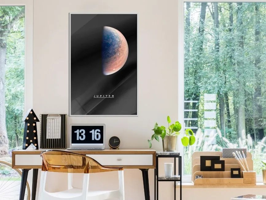 Αφίσα - The Solar System: Jupiter - 20x30 - Μαύρο - Με πασπαρτού