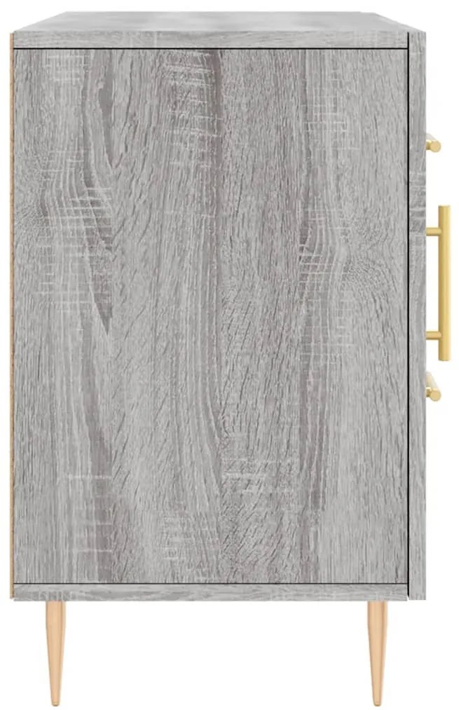 vidaXL Μπουφές Γκρι Sonoma 100 x 36 x 60 εκ. από Επεξεργασμένο Ξύλο