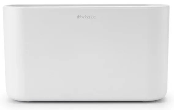 Κουτί αξεσουάρ μπάνιου Brabantia ReNew 1003494, Ανθεκτικό στη διάβρωση, Εσωτερικό διαχωριστικό, Αντιολισθητική βάση, Λευκό