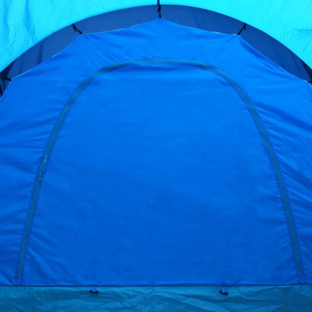 Σκηνή Camping 9 Ατόμων Σκούρο Μπλε / Μπλε Υφασμάτινη - Μπλε