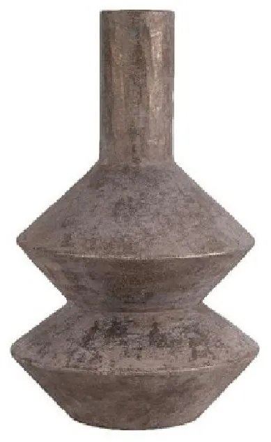 Βάζο κεραμικό μπρονζέ 21x21x36cm