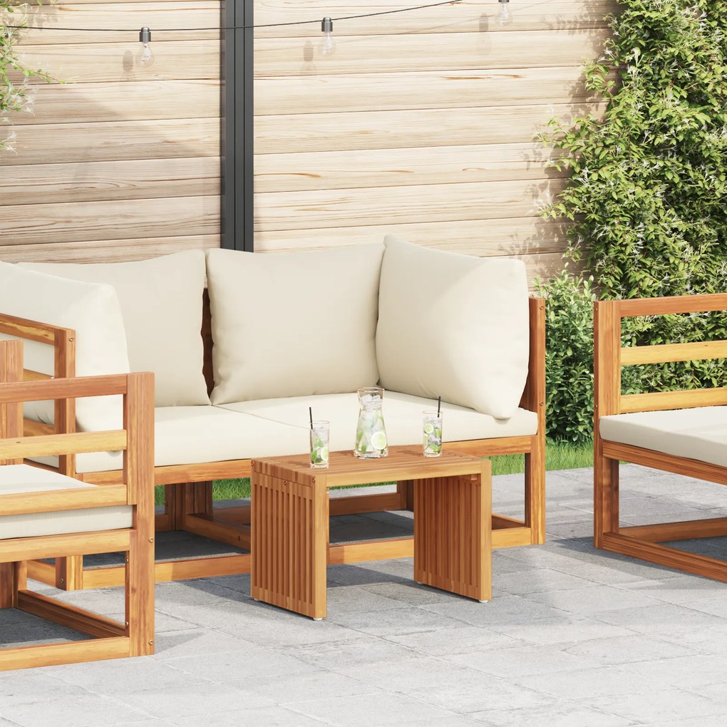 vidaXL Πλευρικό Τραπέζι Κήπου 50x32.5x35 cm από Σοβαρή Ξυλεία Τικ