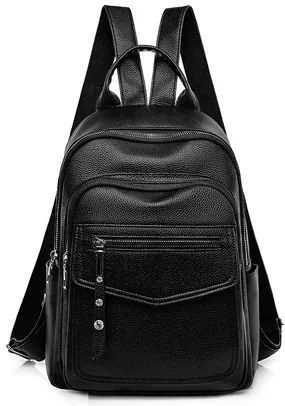 ROXXANI γυναικεία τσάντα πλάτης LBAG-0023, μαύρη
