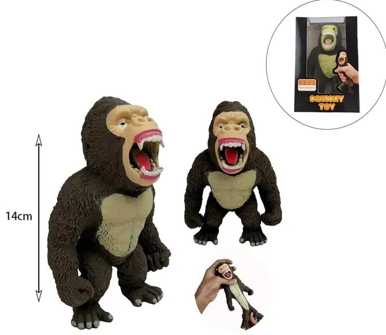 Παιχνίδι αντιστρές γορίλας - Anti-stress squishy gorilla