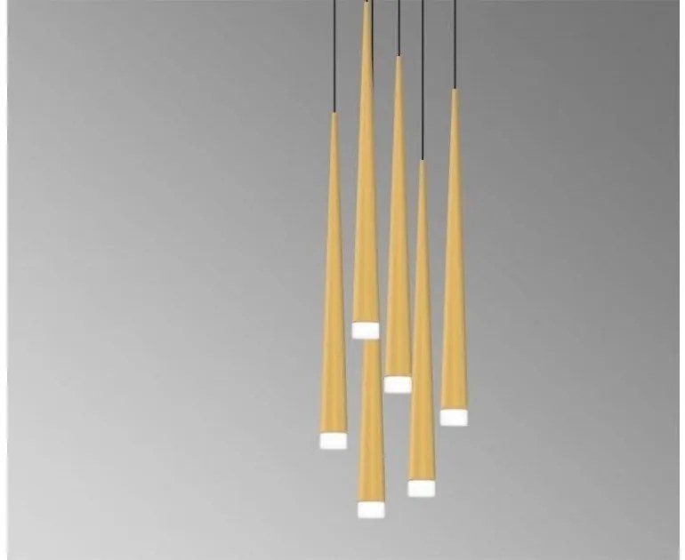Κρεμαστό Φωτιστικό Ορορφής IP20 6xG9 Μέταλλο Luma Lighting-103-01220-13 Gold-Χρυσό 103-01220-13 Gold