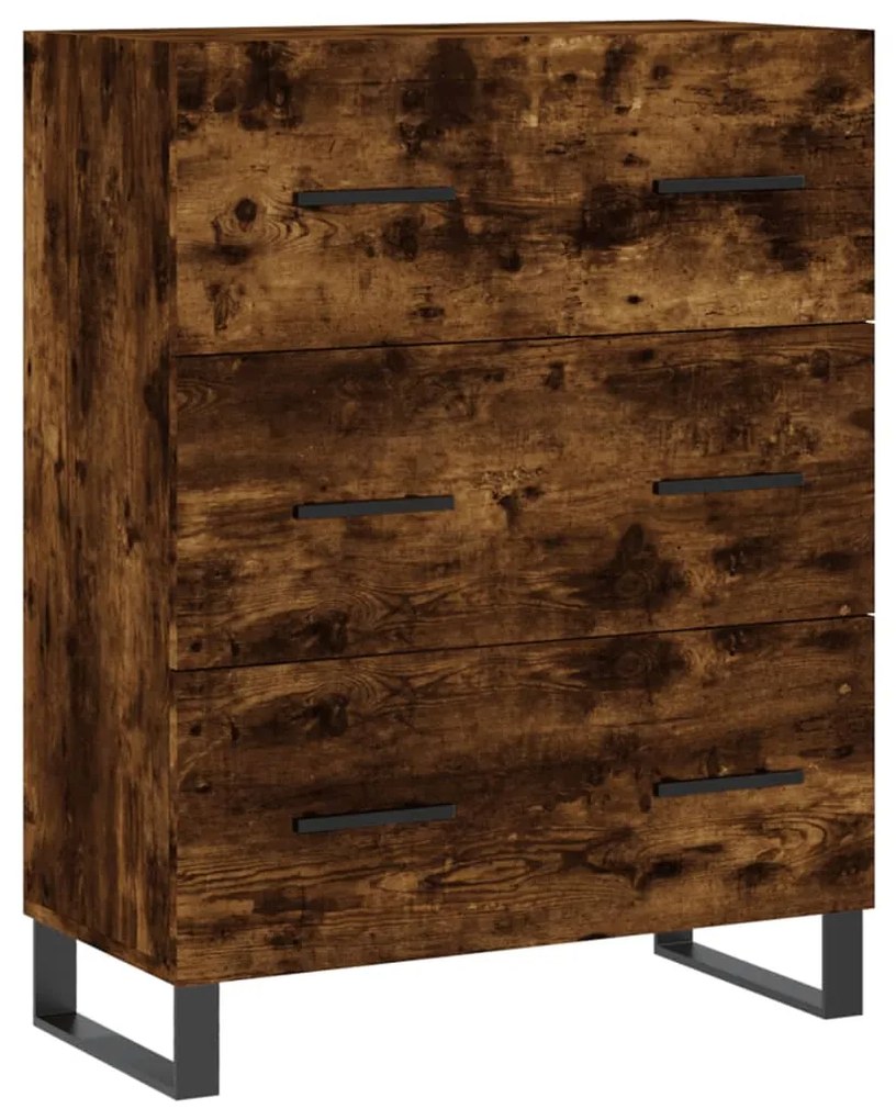 vidaXL Ντουλάπι Καπνιστή Δρυς 69,5 x 34 x 90 εκ. Επεξεργασμένο Ξύλο