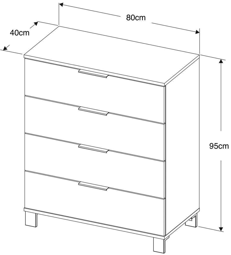 Συρταριέρα Alice plus-Leuko