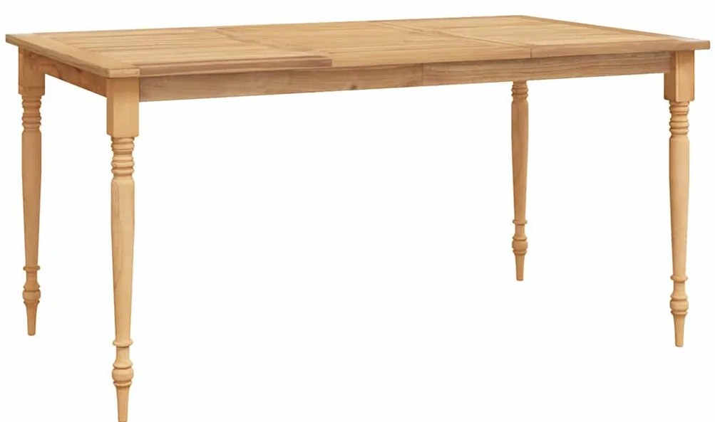 vidaXL Τραπέζι Batavia 85 x 85 x 75 εκ. από Μασίφ Ξύλο Teak