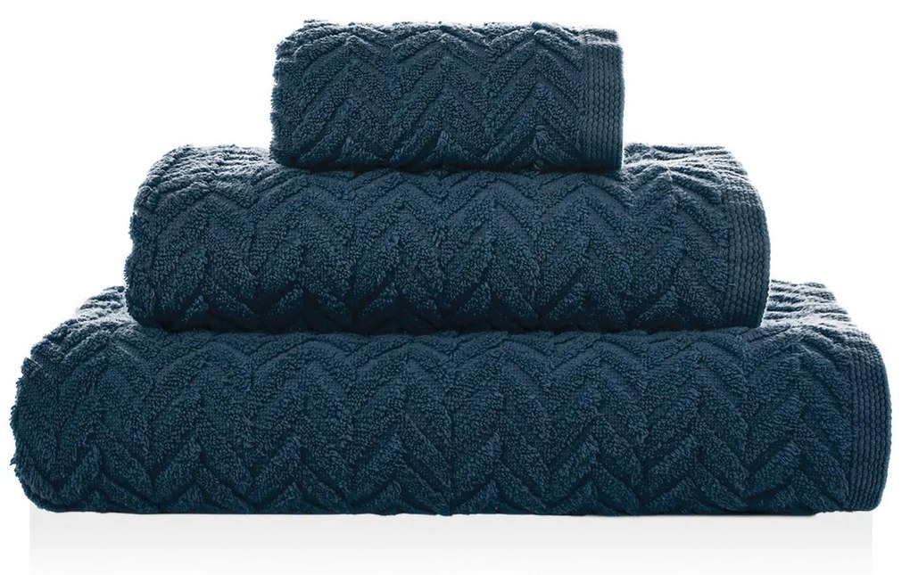 Πετσέτα Chevron Dark denim 21223 - 50X100