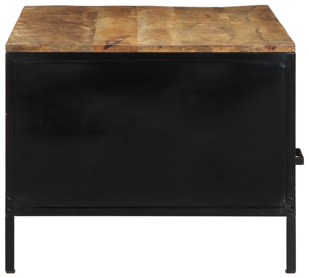 vidaXL Τραπεζάκι Καφέ 90x50x40 cm Μασίφ Ξύλο Ρουστίκ Μάνγκο
