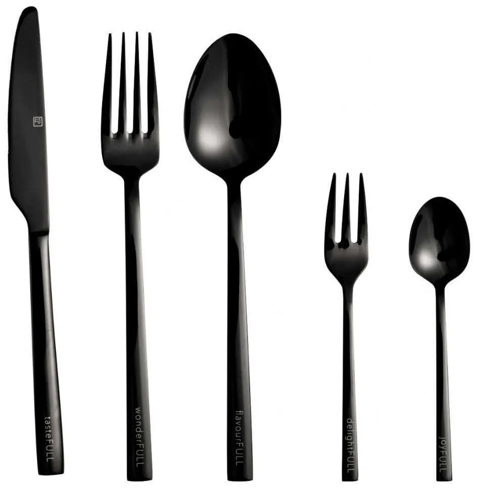 Μαχαιροπίρουνα (Σετ 5Τμχ) LBTRD0015178 14/22,5cm Black Raeder 5 τμχ Stainless Steel