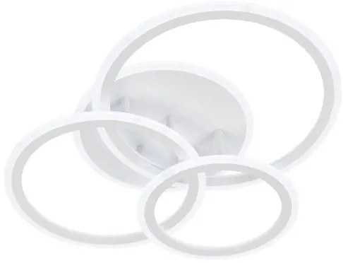 Πλαφονιέρα Φωτιστικό Οροφής LED 45W Gelder RGBW 2700-6500K 60x50,5 Fischer Honsel-21458-Λευκό 21458