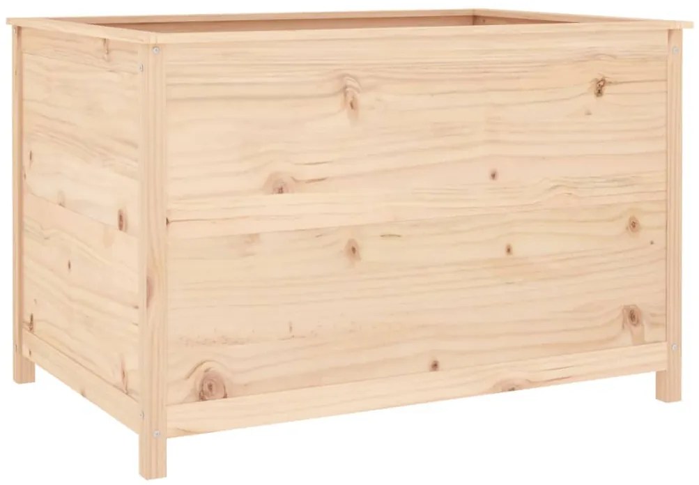 vidaXL Ζαρντινιέρα Υπερυψωμένη 119,5x82,5x78 εκ. από Μασίφ Ξύλο Πεύκου