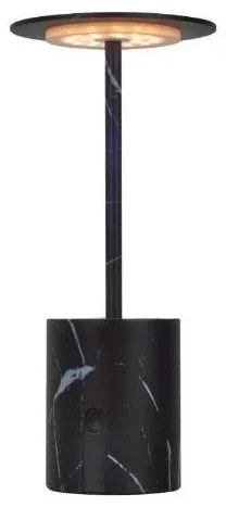 Επιτραπέζιο Φωτιστικό Επαναφορτιζόμενο LED IP20 Hera ΦOS_ME 17-00947-29 Μαύρο-Λευκό