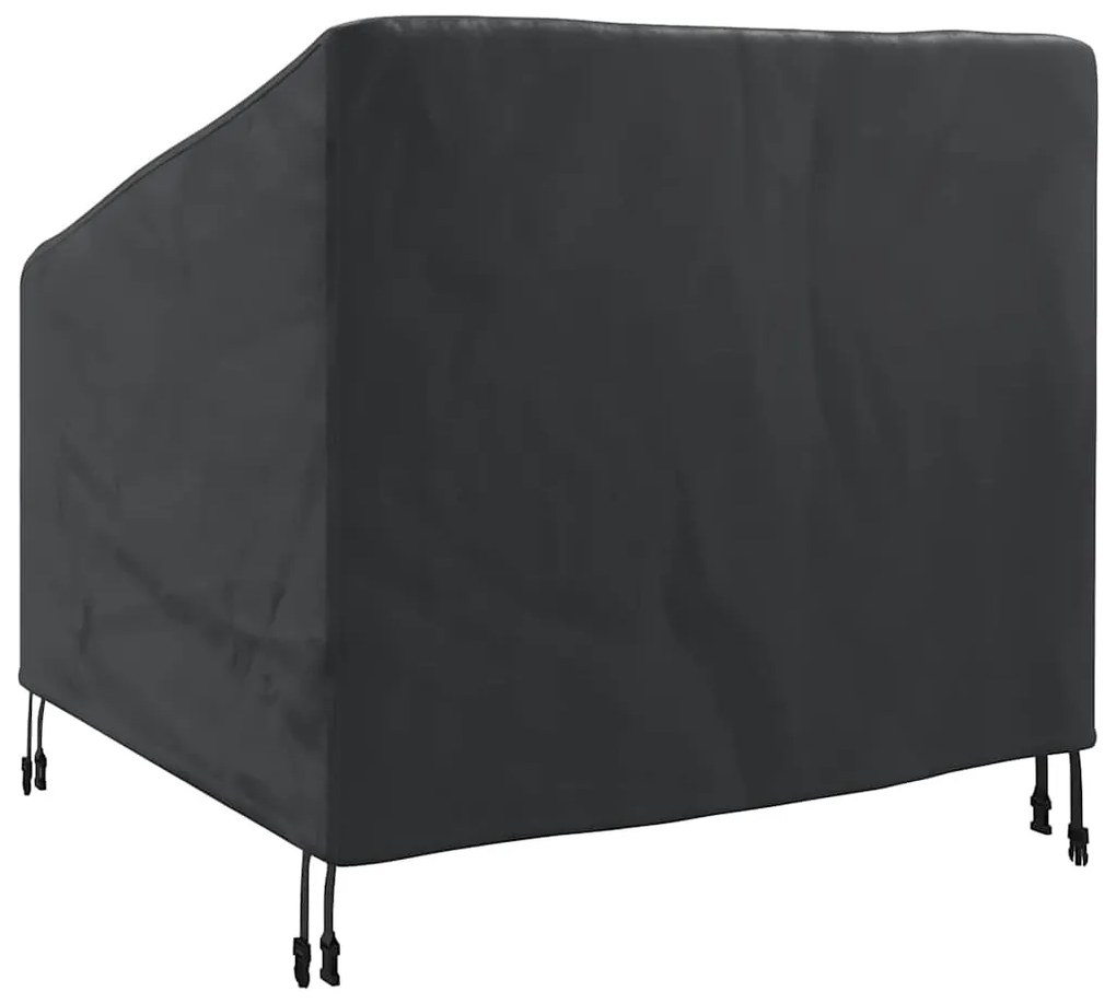 vidaXL Κάλυμμα Κήπου για Καρέκλα Μαύρο 90 x 90 x 50 / 75 cm Ύφασμα 420D