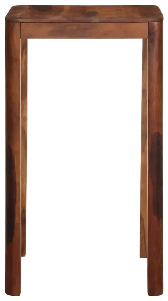 vidaXL Τραπεζάκι Μπαρ 60x60x107 cm Ακακία από Μασίφ Ξύλο